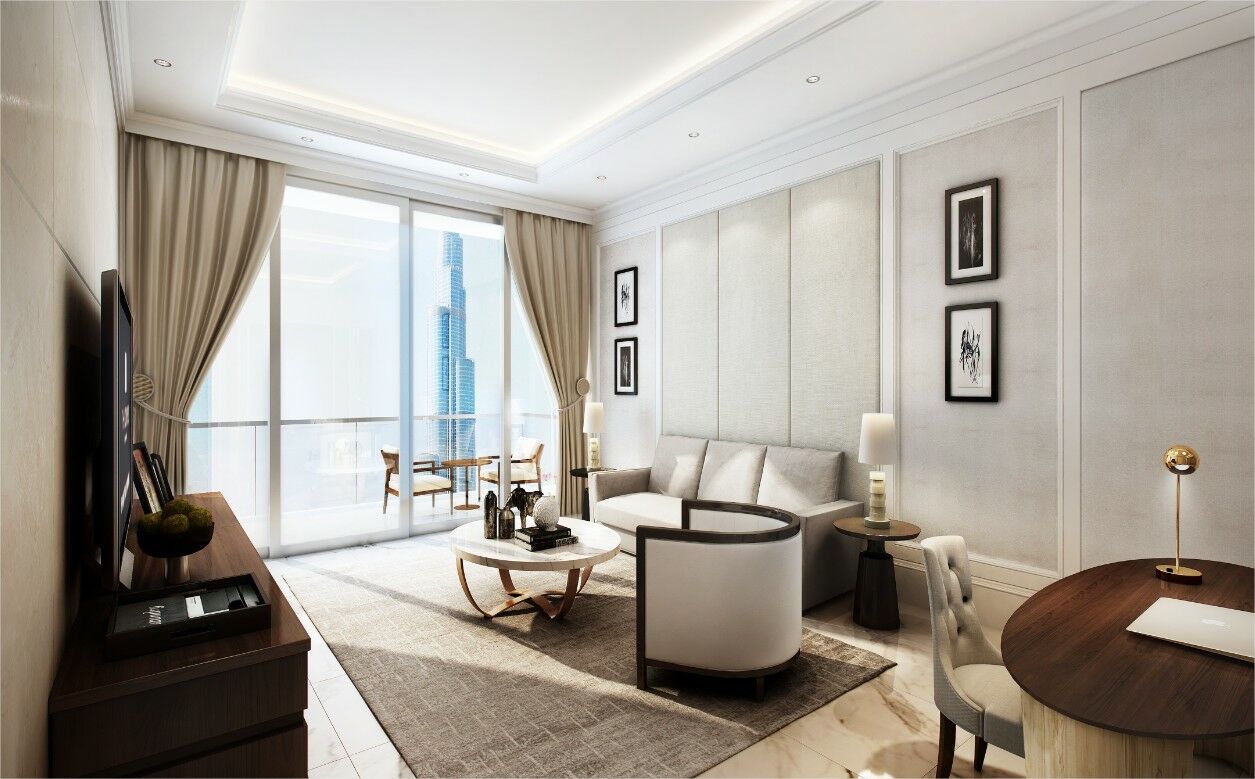 Address Dubai Mall Kültér fotó A living room