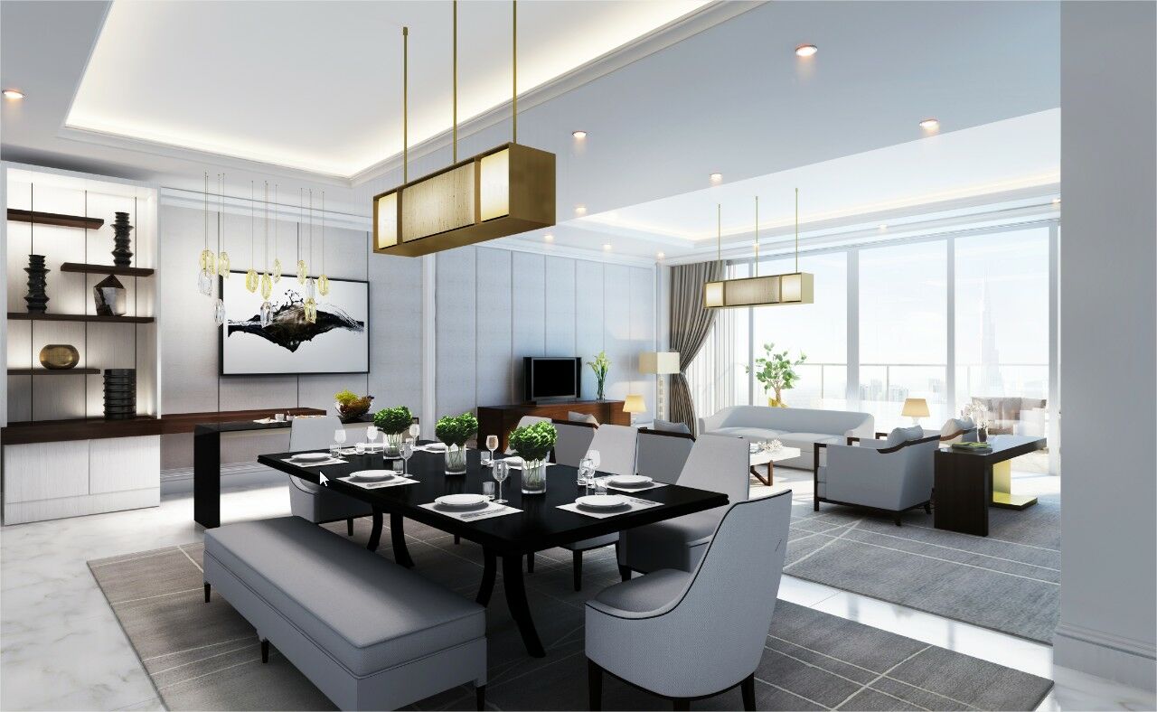 Address Dubai Mall Kültér fotó 3D interior rendering